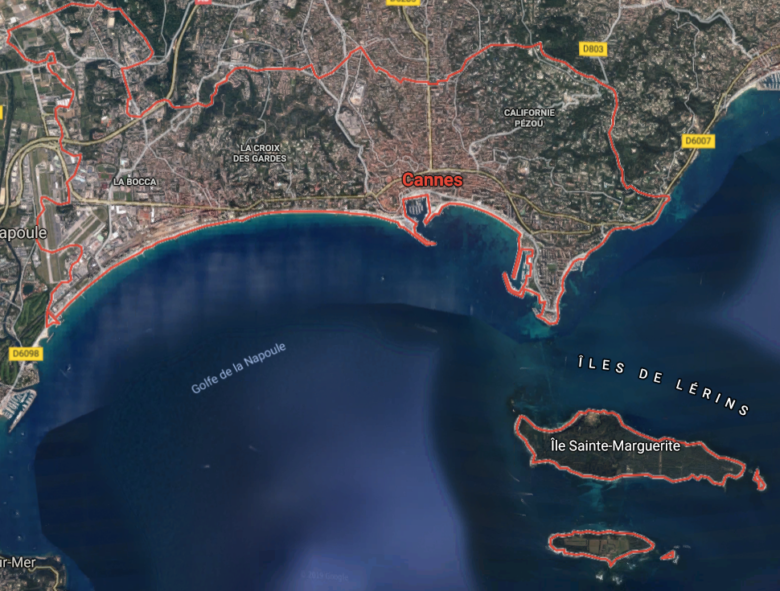 cannes map riviera