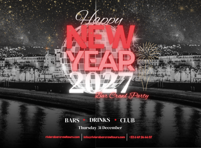 Nochevieja Bar Crawl Niza Francia 2027