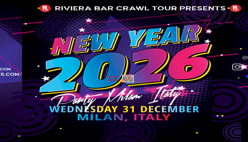 New Year’s Eve Bar Crawl Party Milan Italy 2026