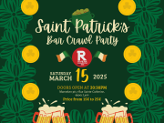 Bar Crawl do Dia de São Patrício, Lyon França 2025