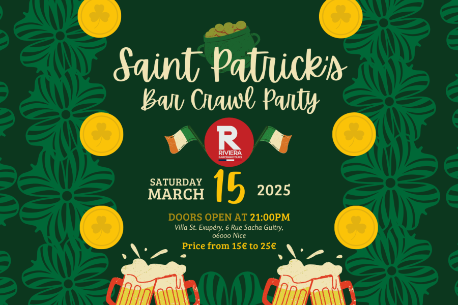 Tournée des bars de la Saint-Patrick, Nice France 2026