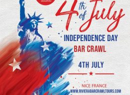 Independence Day Bar Crawl Nizza Französische Riviera 