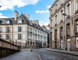 Rennes city in France
