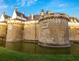 Nantes city in France