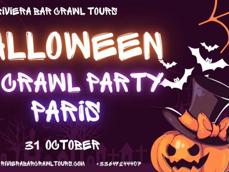 halloween bar crawl Paris