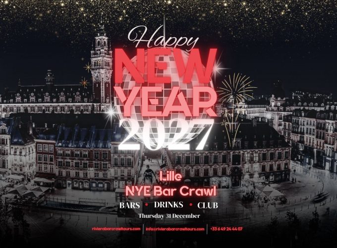 Lille NYE 2027 Bar Crawl Party