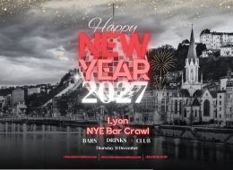 Lyon NYE 2027 Bar Crawl Party