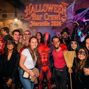 Halloween Bar Crawl Party Marseille