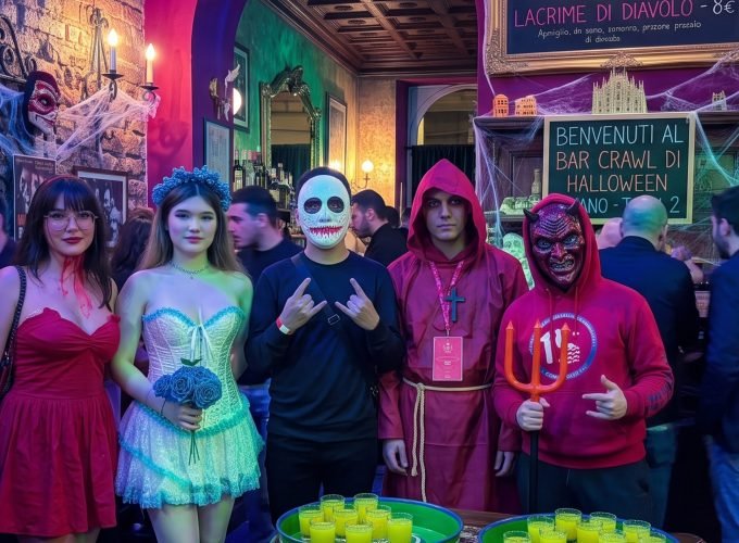 Halloween Bar Crawl Party Milan