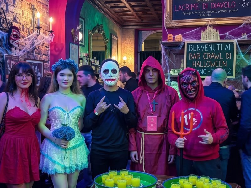 Halloween Bar Crawl Party Milan