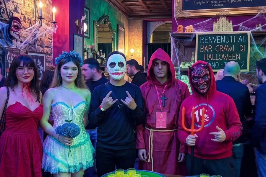 Halloween Bar Crawl Party Milan
