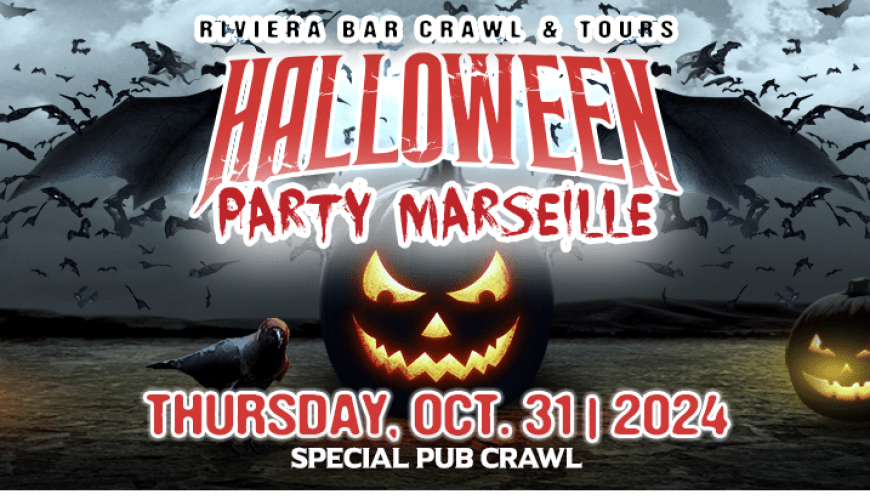 Halloween Bar Crawl in Marseille 2024