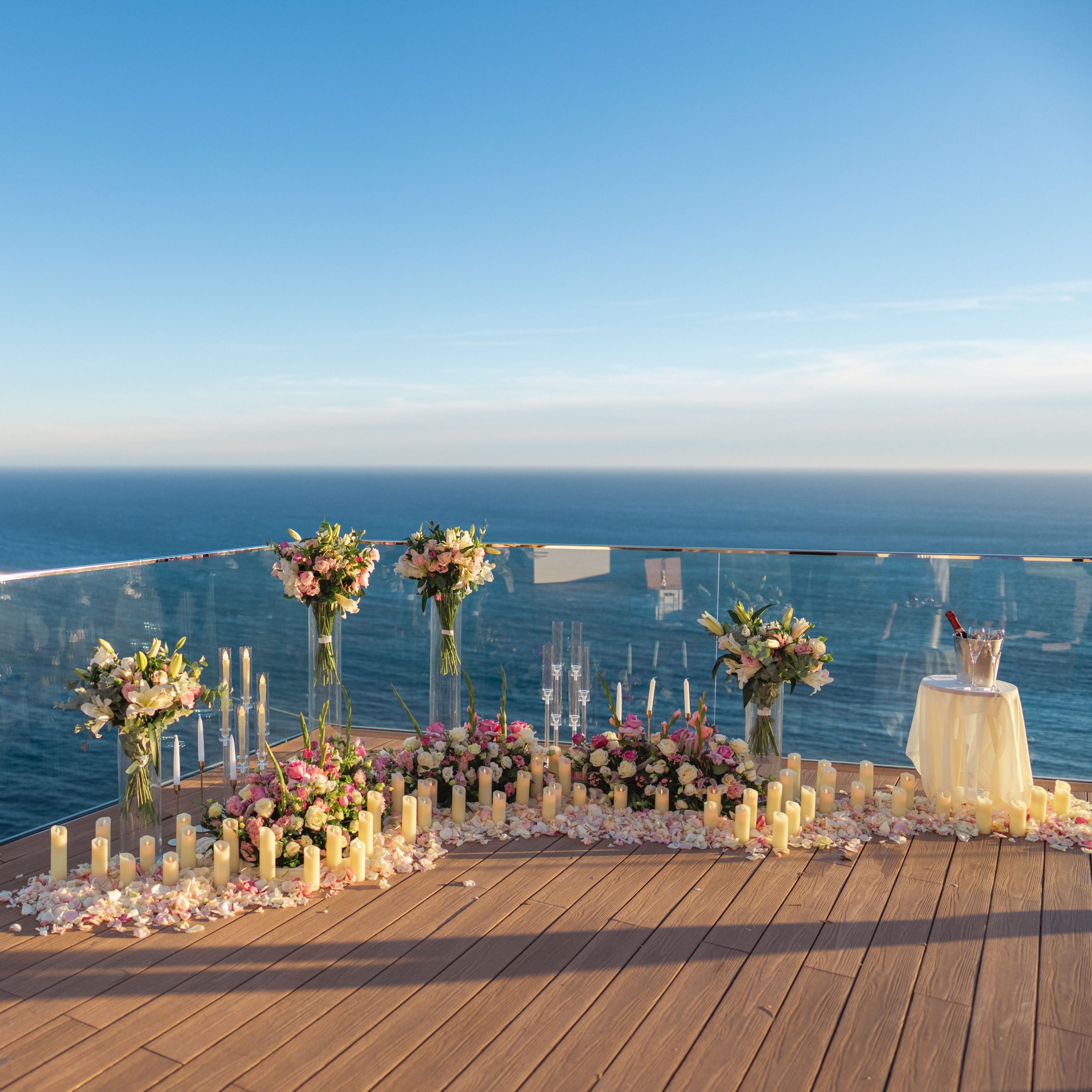 Marriage proposal french riviera