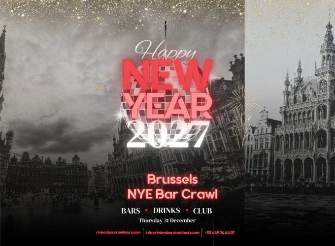 Bruxelles NYE 2027 bar crawl party