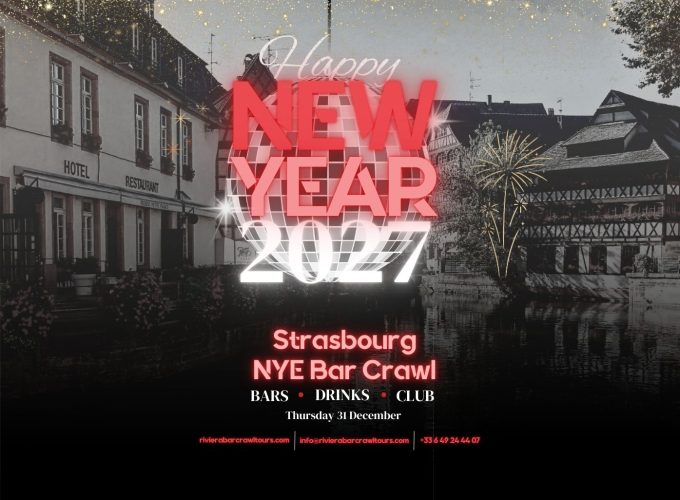 Strasbourg NYE 2027 bar crawl party