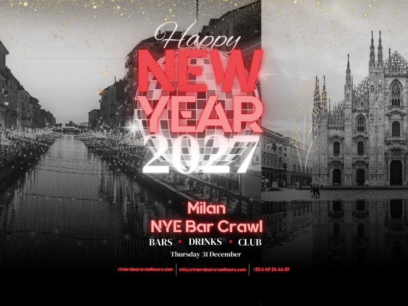 Milan NYE 2027 Bar Crawl Party