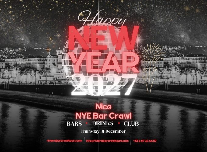 NYE Nice 2027 Bar Crawl Party