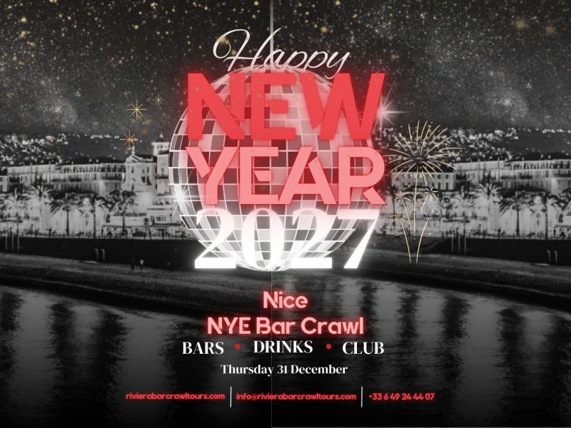 NYE Nice 2027 Bar Crawl Party