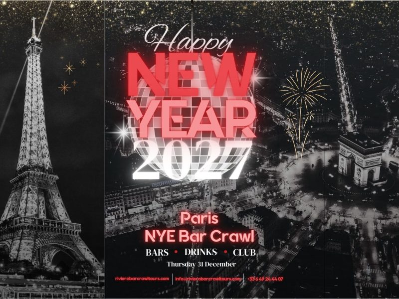 Paris NYE 2027 Bar Crawl Party