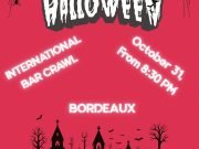 Festa de Halloween Bar Crawl em Bordéus 2026