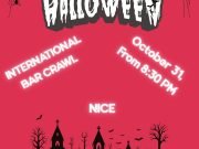 Festa de Halloween Bar Crawl Nice 2026