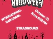 Festa de Halloween Bar Crawl em Estrasburgo 2026