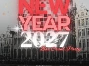 Festa de passagem de ano no Bar Crawl Bruxelas 2027