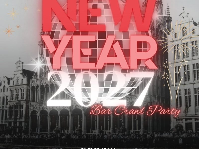 New Year’s Eve Bar Crawl Party Brussels 2027