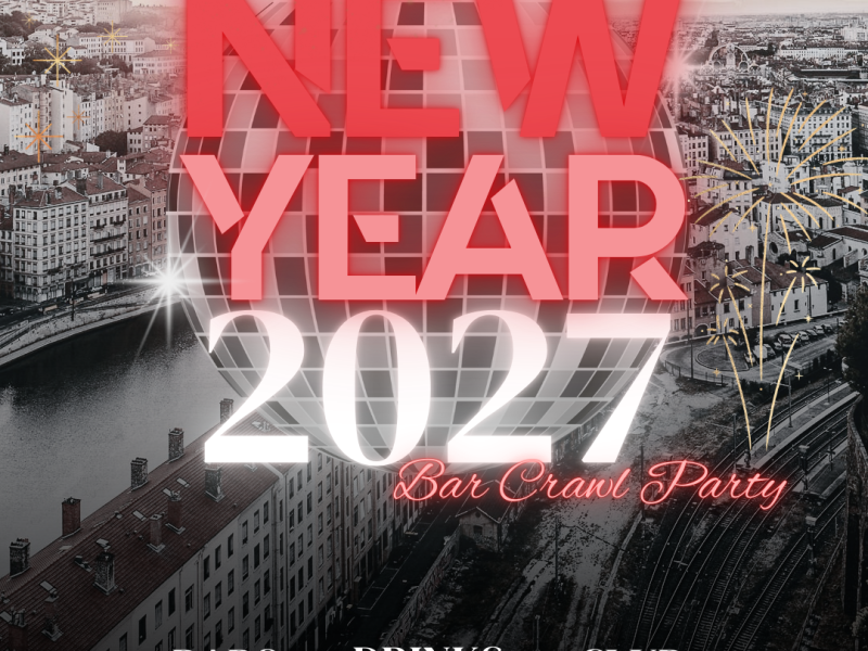 Festa de Fim de Ano em Lyon | Riviera Bar Crawl Lyon