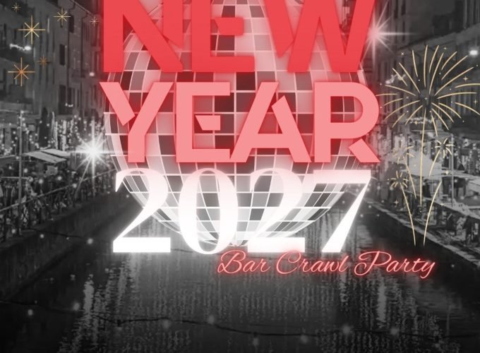 New Year’s Eve Bar Crawl Party Milan Italy 2027