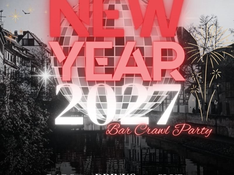Silvester Bar Crawl Party Strasbourg 2027