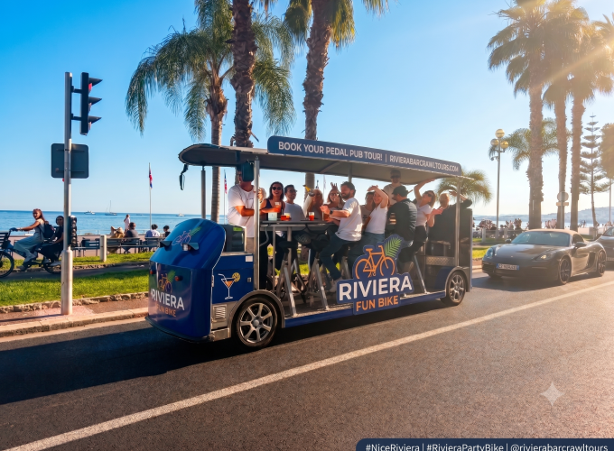 Beer Bike, Nizza, Francia