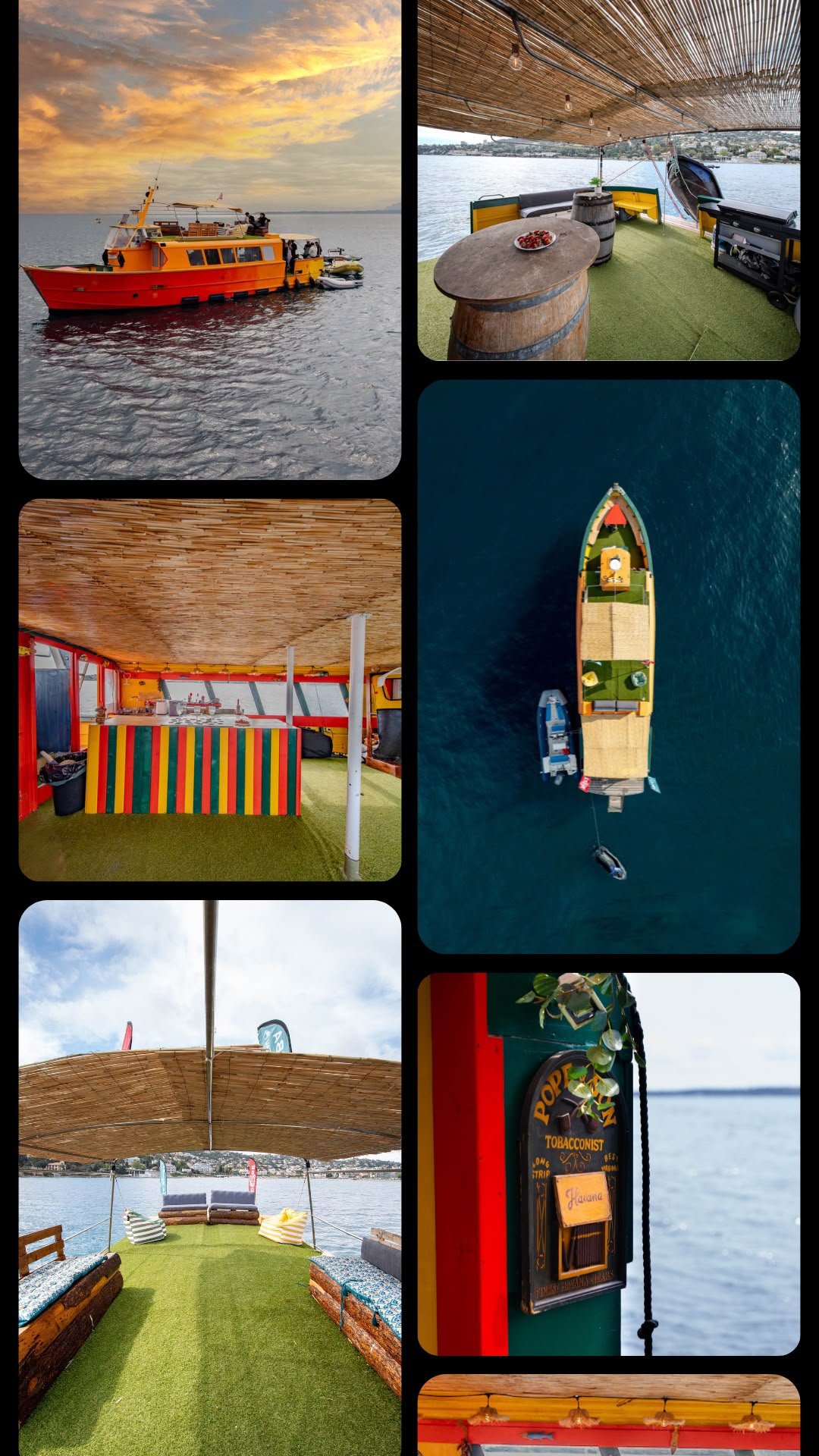 Riviera Boat Party Vessel Deck