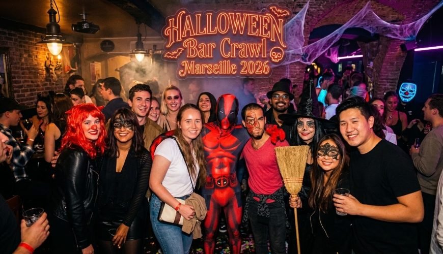 Halloween Bar Crawl Party Marseille