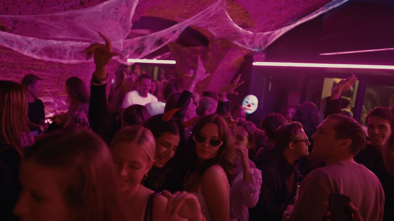 Halloween crawl group